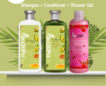 تحميل الصورة في عارض المعرض ، Bundle offer Shampoo + Conditioner &amp; Shower Gel
