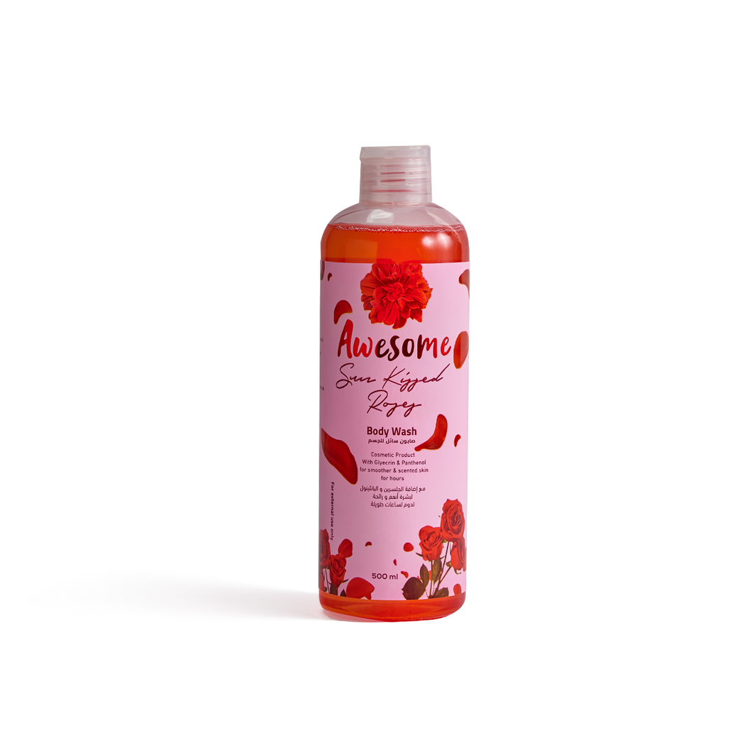 Sun kissed Roses Body Wash 500ml ( سائل استحمام برائحة الورد 500 مللي ) -(20% sale) -(30% above 1000LE purchase)